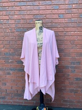 NWT Light Pink Draped Women's Swim Coverup OS